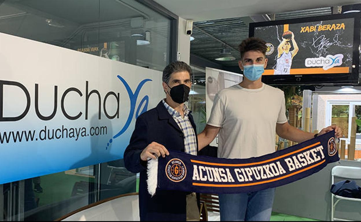 Xabier Beraza, feliz de volver a casa El Diario Vasco